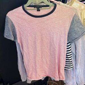J. Crew Striped Crewneck Tee